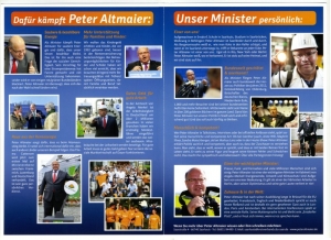 2013 08 CDU Wahlkampf – Peter Altmaier -Faltblatt Innen