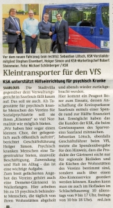 2017 05 17 Wochenspiegel - Kleintransporter für den VfS - Foto Michael Schönberger - Schoenberger.Photography